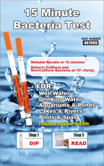 The 15-Minute Bacteria Test