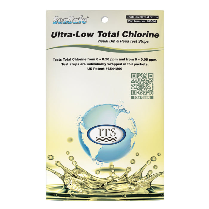 SenSafe® Ultra Low Total Chlorine (Eco-Pack), (Gesamtchlor im sehr niedrigen Bereich, Papier-Packung)