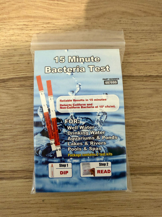 The 15-Minute Bacteria Test