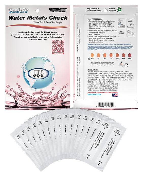 SenSafe® Water Metals Check (Eco-Pack)