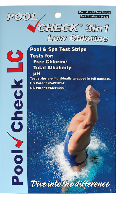 Pool Check® Low Chlorine 3in1 - Pocket Pack
